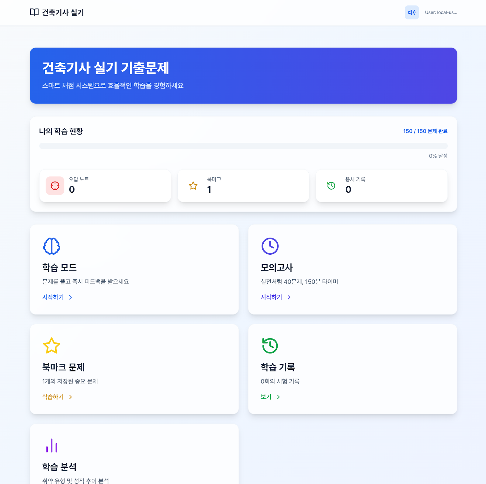 Application Dashboard